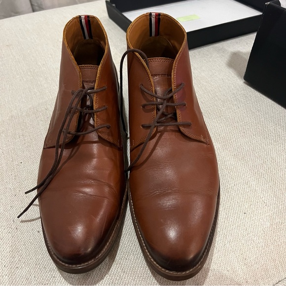 Tommy Hilfiger Boots: Cognac - Picture 1 of 11